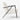 Modern White Occasional Chair Forged Metal Frame Living Room Accent