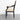 Classic Linen Upholstered Wooden Dining Chair with Armrests for Hotel & Home