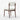 Stylish White Upholstered Oak Wood Dining Chair for Hotel and Home