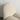 Elegant White Boucle Accent Chair with Carved Oak Frame for Living Room