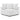 Luxurious White Corner Accent Chair Sofa with Down Feather Cotton Cushions