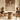 Elegant Solid Wood Round Dining Table for Home & Hotel, Customizable Sizes