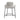 Modern Boucle Velvet Upholstered High Bar Stool with Armrest - Counter Height Chair