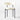Elegant Ivory Boucle Dining Chair - Modern Metal Frame, Comfortable Chic Design