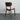 Contemporary Solid Oak Walnut Finish Dining Chair with Plush Boucle Upholstery