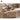 Tostone Monet Wind Beige Natural Travertine Coffee Table for Living Room