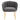 Luxurious Channel Tufted Velvet Armchair Modern Dining Chair Accent Seating