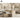 Elegant Rice White Natural Travertine Coffee Table for Modern Living Spaces