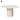 Elegant Round Travertine Dining Table - Natural Beige White Stone