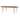 Elegant French Vintage 90-inch Cerused Oak Dining Table with Fluted Apron