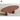 Luxurious Red Travertine Oval Stone Dining Table for Elegant Living Spaces