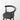 Smoked Oak Modernist Round Back Dining Chair - Burnt Antique Finish