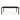 Modern Solid Oak Wood Dining Table, Custom Black Finish, Durable Home Desk