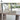 Luxurious Modern Italian Silver Grey Travertine Rectangle Dining Table Set for Apartments