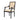 Classic Linen Upholstered Wooden Dining Chair with Armrests for Hotel & Home