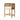 Natural Cane Rattan Counter Stool Oak Frame High Bar Chair for Kitchen Dining