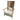 Elegant Rattan Cane High Back Solid Oak Wood Living Room Accent Chair