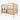 Premium Formaldehyde-Free Beech Wood Baby Crib with Mattress