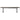 Elegant Solid Wood Dining Table with Modern Metal Legs for Home
