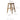 Sturdy Solid Oak Wood Bar Stool for Restaurant Coffee Shop Dining Antique Style