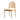 Elegant Natural Rattan Woven Seat & Arched Back Solid Oak Dining Chair