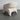 Elegant Cream Fabric Accent Chair, Linen Armchair with Modern Curved Design