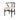 Premium Natural Oak Wishbone Dining Chair with Luxurious Black Sheepskin Seat