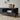 Modern Black Oak Sideboard Cabinet: Nordic Design Storage for Living Room
