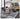 Classic Nordic Oak Top Dining Table, Black Metal Legs, 6-Seater Kitchen