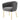 Luxurious Channel Tufted Velvet Armchair Modern Dining Chair Accent Seating