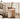 Tostone Modern Travertine Stone Side Table - Elegant Rice White Accent Furniture