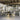 Antique Industrial Zinc Top Solid Oak Wood Legs Dining Table