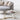 Elegant Mid-Century Round Concrete Stainless Steel Coffee Table for Living Room