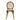 Elegant Solid Oak Wood Round Rattan Back Dining Chair for Events & Home
