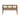 Modern Outdoor Oak Rattan Sofa Bench for Patio Garden Deck Seating