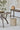 Rustic Reclaimed Pine Round Dining Table - Natural Wabi Sabi Wood Furniture