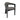Stylish Nordic Black Oak Wood Accent Dining Chair with Comfortable Arms