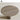Tostone Elegant Round Grey Travertine Dining Table with Conical Leg Base