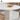 Elegant Round Travertine Dining Table - Natural Beige White Stone