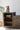 Wabi Sabi Industrial Kitchen Cabinets: Recycled Elm, Blue Stone Top, Removable