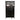 Elegant Black Oak Glass Display Cabinet for Living Room Storage & Decor