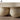 Elegant Round Natural Travertine Coffee Table - Minimalist Beige Warm Tone