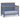 Versatile Cove Blue & Honey Wood Convertible Baby Crib for Nursery