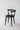 Smoked Oak Dining Chair: Modern Circular Design, Round Backrest, Antique Finish
