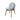 Elegant Solid Oak Wood Dining Chair with Padded Round Back and Seat