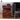 Tostone Elegant Rosso Francia Red Marble Stone Side Table for Modern Living Spaces