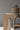 Elegant Scandinavian 8-Seater Dining Table, White Concrete Look Oak Frame