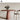 Elegant Red Travertine Round Dining Table with Conical Stone Base Furniture