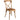 Premium Oak Wood Cross Back Chair Stackable Dining Event Rental Furniture