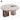 Luxury Calacatta White Natural Marble Side Table, Modern Living Room Decor